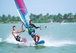 windsurfing